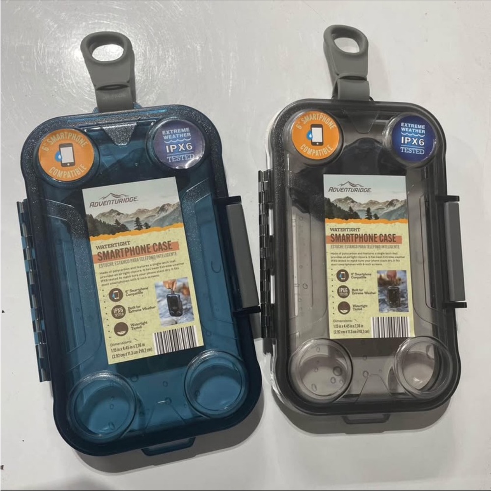 Adventure Ridge Waterproof Smartphone Case - Blue and Gray